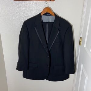 Black Sergio Valentino Super 150s Wool tuxedo size 46R